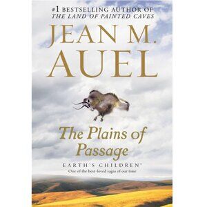 5/$12 Book Plains of Passage Earth's Children 4 Jean M Auel Historical Fiction